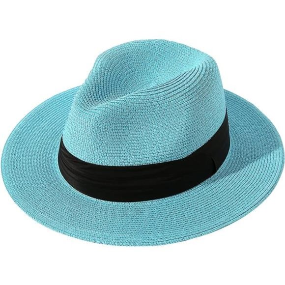FEDORA Beach Sun Hat UPF50+ Sky Blue